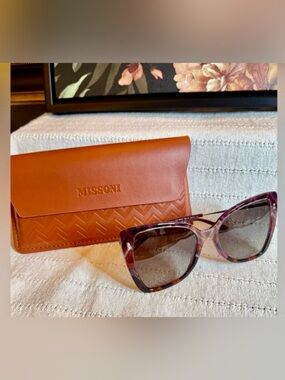 Missoni Red and Purple Sunglasses